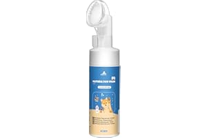 ANTELINK Aspand Detergente per Zampe per Cani e Gatti, Schiuma Naturale per Pulire le Zampe Senza Risciacquo, Spazzola Per Pulizia Dei Piedi, Detergente Senza Acqua, Lavaggio Antiodore