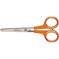 Fiskars Hobby Scissors, Length: 13 cm, For Right- and Left-handed Users, Stainless Steel Blade/Plastic Handles, Orange, Classic, 1005154