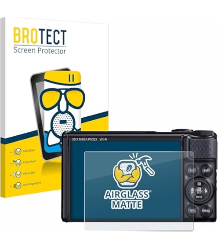 Brotect 6x Antireflecterende Beschermfolie Compatibel Met Canon EOS R7 Anti Glare Screen Protector Mat Ontspiegelend