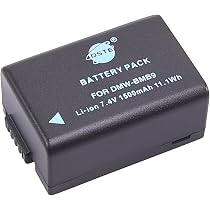 Ersatzakku Für Panasonic Lumix & Leica Kameras – 800 MAh, 7,4V (kompatibel Mit DMW-BMB9E)