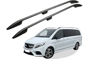 RC Royal Class Dachreling aus Aluminium eloxiert passend für Mercedes Benz V-Klasse L3 lang (LWB) Baujahr ab 2014 passgenau in Schwarz mit Allgemeiner Betriebserlaubnis (ABE)