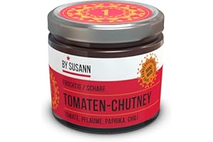 ‎BY SUSANN BY SUSANN - 01 TOMATEN-CHUTNEY im Glas (1 x 150 g), Geschmackserlebnisse mit intensiven und natürlichen Aromen, fruchtig, scharf