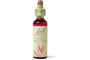 BACH FLOWER REMEDIES Bach Original Flower Remedies (Sweet Chestnut) Find Joy & Hope, Remain Optimistic, Emotional Wellness, Natural Flower Essence, 20ml
