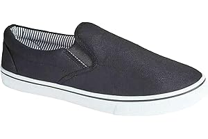 FASHION STAR Mens Slip On Canvas Espadrilles Deck Plimsolls Trainers Pumps Casual Shoes