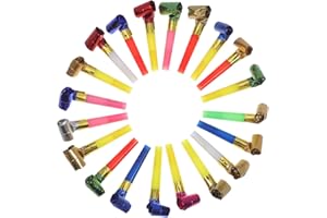 Yardwe 20pcs Whistle Party Party Noise Maker Party Noisemakers Noisemaker Kids Playset Birthday Party Noise Blowers for Kids Blowouts Party Favors Blow Roll Music Child