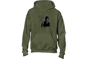 Crown Designs If You Shoot Me Again Daryl Silhoette Zombie TV Show Inspired Gift Unisex Hoodies for Men, Women & Teenagers