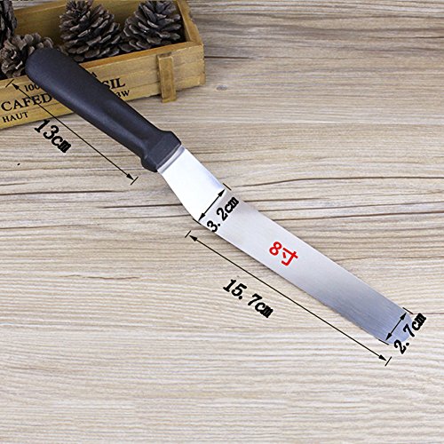 Ein Stück 6 INCH Winkelpalette Streichpaletten Spachtelmesser Tortenmesser Glasurmesser Icing Spatula Set Professionelle Kuchen Dekorieren Werkzeuge - 3