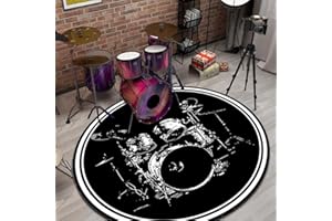 Letshop Alfombra Bateria Acustica,Alfombra Bateria Antideslizante & insonorizacion,Alfombra bateria acustica en Instrumentos Musicales,Alfombra antivibracion bateria,para Bombo Caja Alfombrillas