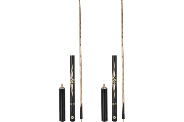 Dysdensa Queue de Billard Faite à la Main avec Extension, Construction en Bois de frêne Durable, Queue de Billard Professionnelle de 510,3 g, idéale pour Le Snooker et Le Billard