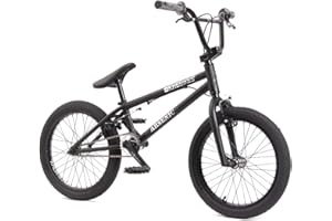 KHEbikes Vélo BMX Arsenic, 18 Pouces, Rotor Affix 360° breveté, pour Enfants et Adolescents, Noir, Poids Super léger - Seulement 10,1kg