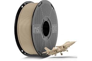 Inslogic PLA Pro 1.75 mm Fördrognat Filament Med Fuktskydd, 3D-Skrivare Filament 1 Kg Spole, 50-300 mm/s, ±0.2 mm Noggrannhet