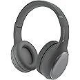 ZEBRONICS Thunder Max Bluetooth Over Ear Headphone with 120*Hrs Playback, 3 EQ Modes, 40mm Bass Driver, Fast Charging, ENC, Gaming Mode, Dual Pairing, BT v5.4, AUX, Metallic Finish (Grey)