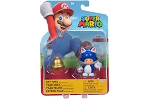 Jakks Pacific World of Nintendo Super Mario 4" Action Figure - Toad Cat with Super Bell