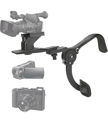 Selens Handheld Kamera Halter Doppelarmablage Unterstützung