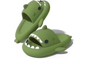 NIBESSER Ciabatte Estive Adulto Bambino Ciabatte Squalo Comode da Mare Spiaggia Bagno Piscina Pantofole Suola Ispessita Antiscivolo Originali Carine per Casa Sandali A Punta Aperta