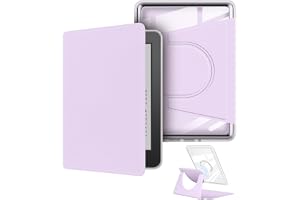 360 graders roterande fodral för 7" Kindle Paperwhite (12:e generationen-2024-utgåva), avtagbar magnetisk design, skyddande j