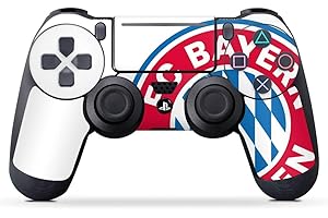 DEINDESIGN skin compatibile con Sony Playstation 4 PS4 Pro Controller pellicola adesivi FC Bayern München Logo FCB