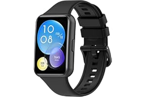 Wownadu Ersatzarmband Kompatibel für Huawei Watch Fit 2 / Active/Elegant Armband, Einstellbar Silikon Armbänder für Damen Herren (kein uhr)