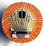 kalimba coco 12 cm de diámetro Piano pouce peint COCONUT (Mbira ou Kalimba)