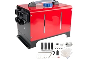 Fesuda 12V Diesel Standheizung 5KW Dieselheizung Diesel Air Diesel Heizung mit LCD Schalter Fernbedienung Schalldämpfer, Luftheizung Standheizung Auto für Auto RV Boote LKW KFZ PKW Square (4 Hole)