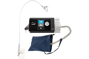 NOGSAY CPAP support-tuyau et CPAP masque sac de stockage Set,1 pièce CPAP levateur-tuyau support-tuyau et ventilation masque sac de stockage,réglable et maintient votre masque propre