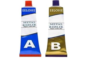 SINYE Kafuter 2 botellas 20/50 / 100g Industrial resistencia al calor materiales de soldadura en frío pasta de reparación de Metal pegamento de soldadura mágico (100g)