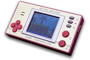 Monsterzeug 8-Bit Spielekonsole mit über 100 Spielen, Mini Videospiele, Retro Spiele, Technik Gadget