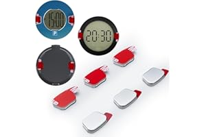 ALAFLY Placas de metal magnéticas de repuesto, almohadillas adhesivas compatibles con OOONO Park/CO-Driver NO2/P-DISC NO2, desmontables en cualquier momento para disco de estacionamiento, placa