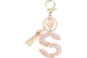 Vorysum Portachiavi Donna Portachiavi Con Lettera Iniziale Portachiavi Beige Amore Nappa Portachiavi Regalo Donna Portachiavi Decor per Borsa Zaino