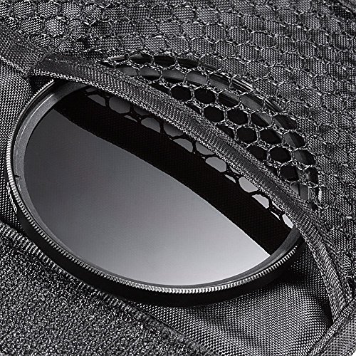 BPS Filtre ND Densit   Neutre 58mm ND2 ND4 ND8   Bouchon d Objectif Avant Snap-On  Sac de Filtre pour Canon Nikon Sony Pentax Olympus et les Autres Reflex Num  rique avec 58 mm Filetage de lentille