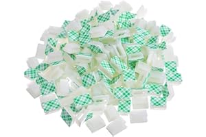 BJ-SHOP Clips de Cable,Clip de Alambre Adhesivo Titular de Cable de Nylon Cable de Gesti¨®n de Cable Abrazaderas de Alambre Titular de Alambre Organizador para Coche, Oficina y Hogar 100 Piezas