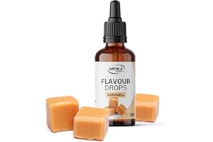‎WEHLE SPORTS Flavour Drops zuckerfrei 50ml - Flavdrops Geschmackstropfen ohne Kalorien - Flavor Drops als Tropfen für Quark, Porridge, uvm - Aromatropfen zum Süßen ohne Zucker von Wehle Sports