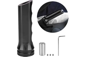 MAJATOU Aluminum Universal Auto Car Handbrake Cover - Protector Handle Sleeve(Black)