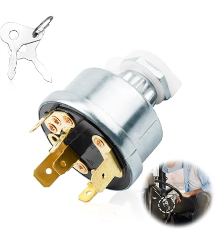 New Starter Ignition Switch For JCB 3CX & Similar Models – 4-Position (Off/On/Heater/Start) 7 thumbnail image