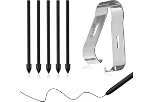 KIKI FANCY Puntas de repuesto originales para Samsung S Pen, 5 unidades, con pinzas, puntas táctiles de repuesto para Galaxy Tab S9/S8/S7/S6 Lite/S6/Note20/Note10/S22U/S23U
