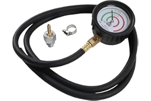 VKALTUL Exhaust Back Pressure Tester,Exhaust Back Pressure Gauge,Fuel Pressure Test Kit