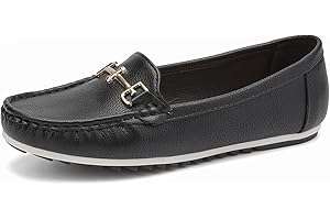 MecKiss Loafers for Women Comfy Flats Ladies Slip On Walking Shoe Driving Boat Moccasins Casual Nursing Shoes