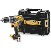 Dewalt Ak&uuml;l&uuml; darbeli matkap/darbeli matkap (460 W, 18 V, LED &ccedil;alışma lambası, fır&ccedil;asız motor teknolojisi, 2 kademeli tam meta