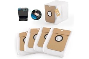 RONGZY 4 Pack Bolsas de Polvo para Conga 11090/13090 2L de Capacidad Bolsas de Aspiradora Compatible con Conga 11090 Bolsas de Vacio Accesorio de Repuesto para Aspiradora