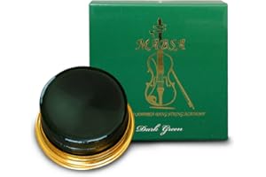 MABSA ROSIN Premium Grade Instrument Kolophonium für Violine, Viola und Cellobogen - Exzellenter Griff - Natürliches Kolophonium für Musiker - Dunkelgrün, voller Kuchen
