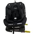 Cozy N Safe Apollo 360 Rotation Spin Toddler, Child Car Seat, Group 0+/1/2/3 (0-36kg, Birth to 12 Yrs), Rear & Forward Facing, ISOFix & Top Tether, 5 Recline Positions, Side Impact Protection - Black