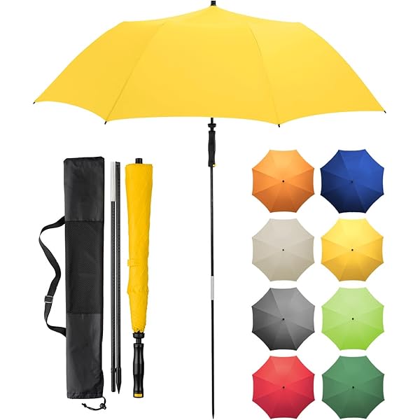 Stagecaptain UM-210 Shady Parasol Tente De Plage - Piquet De Terre pour Montage en Parasol - Tissu Déperlant avec Protection UV - Fenêtre en Maille pour Une Meilleure Circulation De L'air