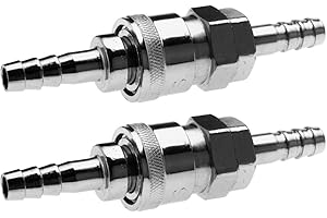 YINETTECH Wąż gazowy 4 x 8 mm miedziana dysza szybkozłączka do przyczepy kempingowej grilla