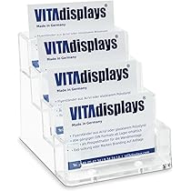 Taymar Présentoir à Brochures 4 étages Format Portrait A4 - 4C230X - Maison