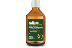 AVIFORM AVI-MITE Red Mite Liquid for Cage & Aviary Birds - Simply add to drinking water (50ml)