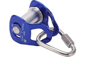 RITOEASYSPORTS Slackline-Umlenkrolle aus Aluminiumlegierung für und Erwachsene, Outdoor-Sport-Umlenkrolle Zipline, Leicht Gleitend, Vielseitig Einsetzbar Zipline