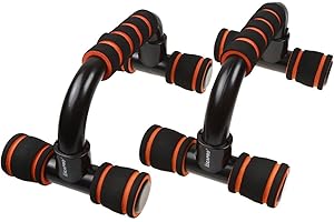 IDEAPRO 1 Pair Fitness Push Up Pushup Chest Bar Stand Hand Sponge Grip Bars Gym Exercise Workout Training Trainer Sport Equipment for Men and Women