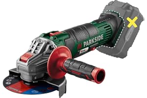 PSIDE Parkside® - Smerigliatrice angolare a batteria 20 V, PWSA 20-Li E4, senza batteria e caricatore
