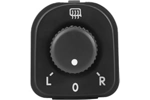 KIMISS Elektrischer Spiegelschalter, Auto-seitlicher Rückspiegelschalter 1K0959565H, 1K0959565F, 1K0959565K Kunststoff, Metall Seitenspiegelschalter Steuerknopf für MK5