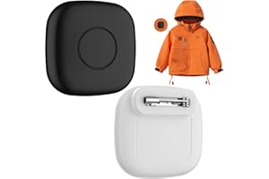 SKYARMOR 2-Pack Waterproof Silicone Case with Pin for Tile Mate 2024/2022 – Hidden GPS Tracker Holder for Kids, Teens, Elderly, Pets, Bags, Luggage – Anti-Lost & Anti-Scratch Cover – Black/White